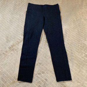 Ann Taylor Loft Womens Medium Tall Pants Dark Navy Blue Skinny Ankle Pull On